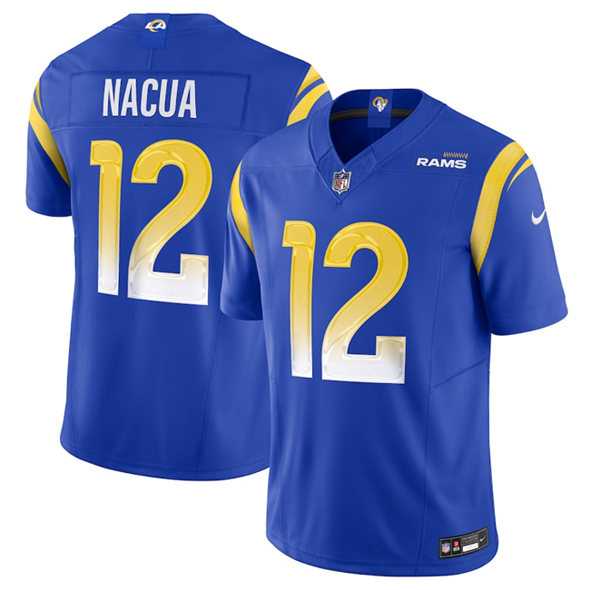 Men & Women & Youth Los Angeles Rams #12 Puka Nacua Blue 2024 F.U.S.E. Vapor Untouchable Limited Stitched Jersey